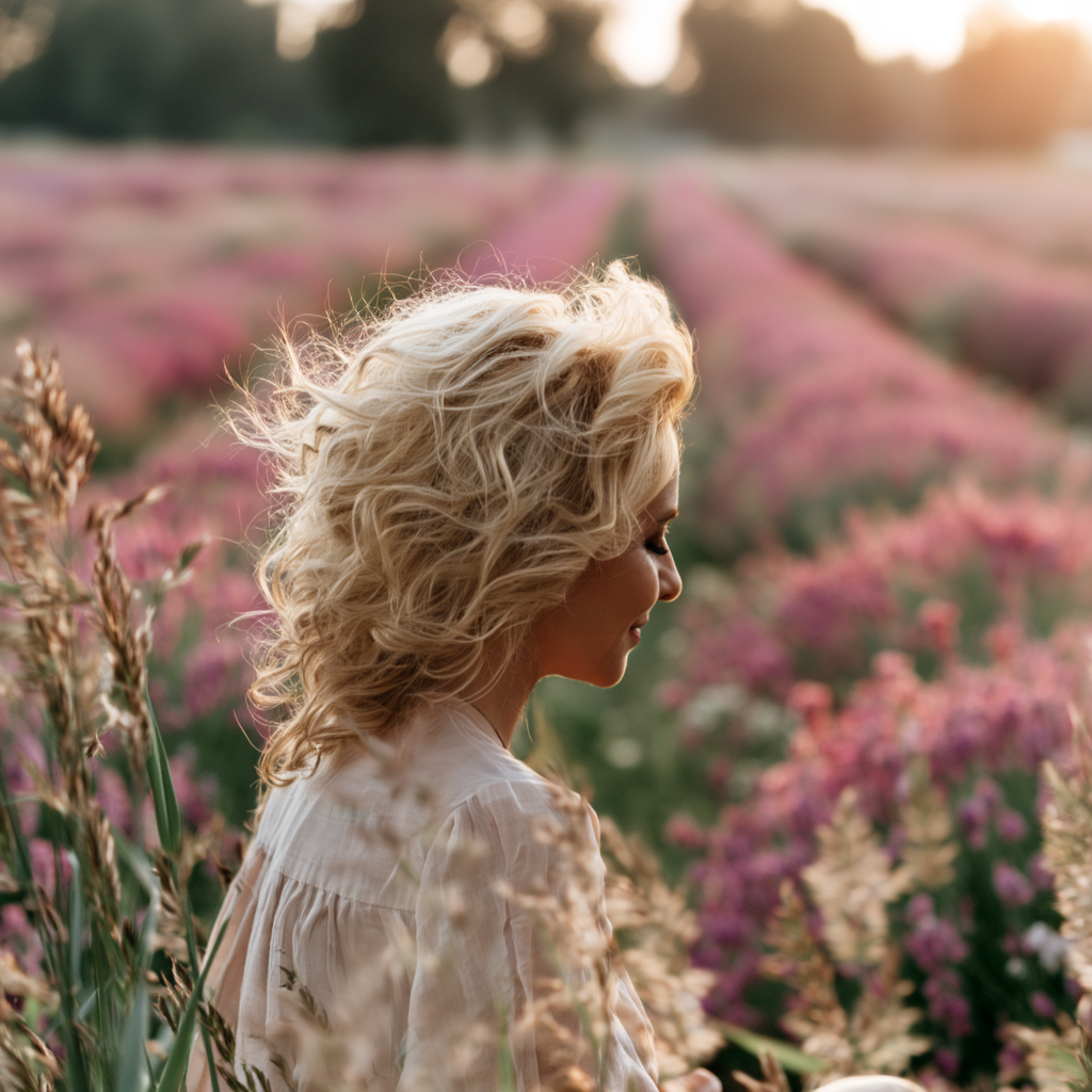 Freedom and Possibility Woman enjoying a peaceful moment outdoors